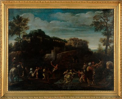 Johannes kastaa uskovaiset tekijältä Sisto Badalocchio